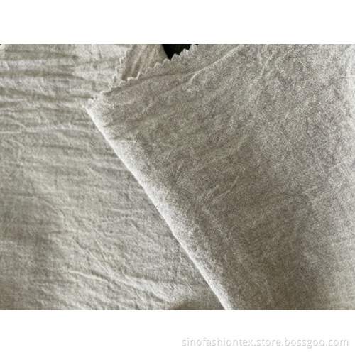 Cotton Top färgade 100% vanligt tyg för damens skjorta och blus